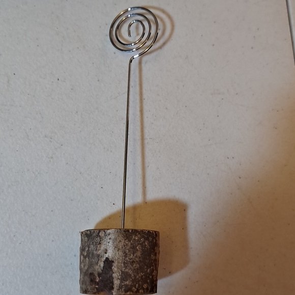 A Set of 6 wood block name place holders mini sign holders - Picture 2 of 5